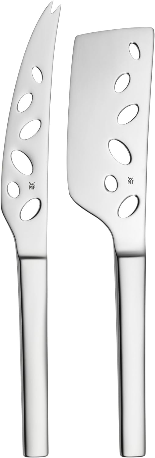 WMF Käse-Set 2-teilig Käsemesser Käsebeil Nuova Cromargan Edelstahl rostfrei poliert & Käsehobel 24