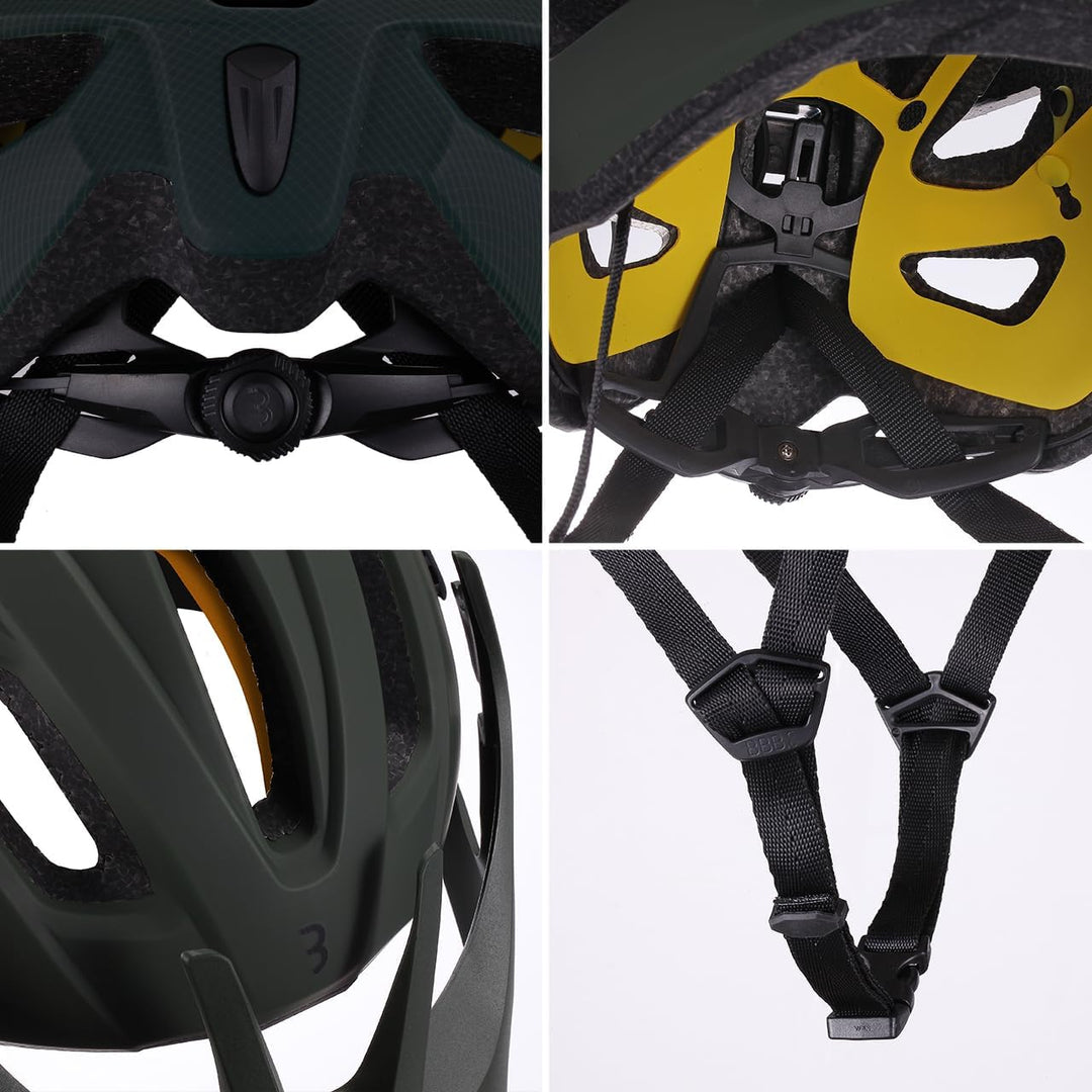 BBB Cycling Fahrradhelm für Herren und Damen Mountainbike und Rennrad mit Abnehmbares Visier und Ins