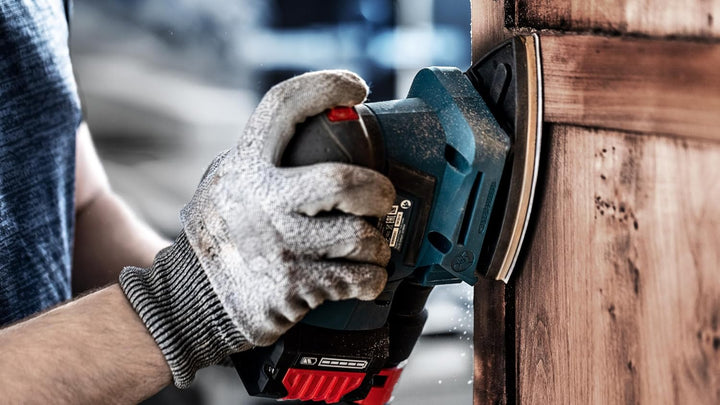 Bosch Professional 50x Expert M480 Schleifnetz (für Hartholz, Farbe auf Holz, 93x186 mm, Körnung 400