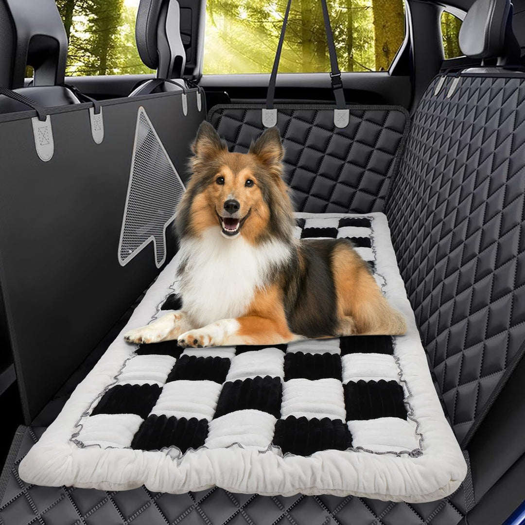 Hunde Rücksitzbank Auto Hundebett Matte - Decke Plaid Reise Haustier Matte, rutschfeste, wasserdicht