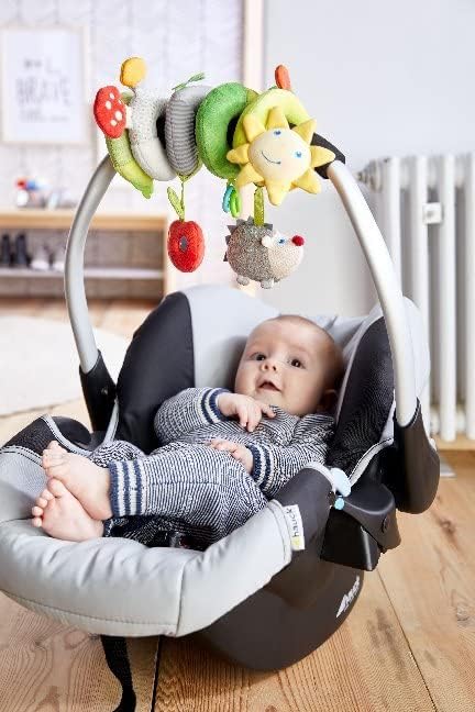 HABA 305131 - Mobile-Spirale Glück, Babyspielzeug für Babyschale, Gitterbett und Buggy, mit vielen S