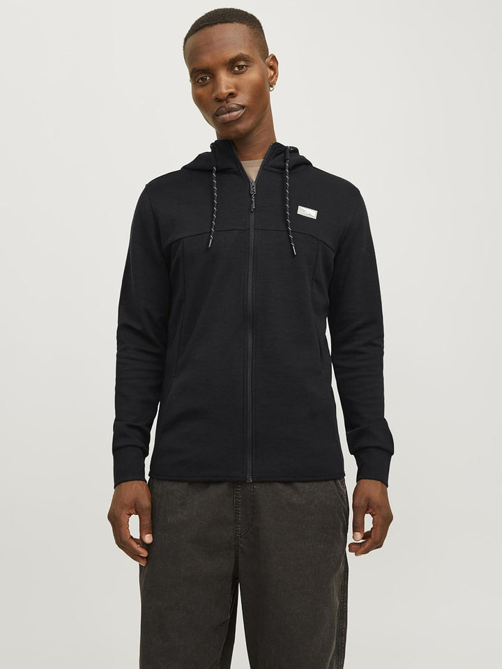 JACK & JONES Male Kapuzenpullover mit Reissverschluss Logo Kapuzenpullover mit Reissverschluss XS Bl