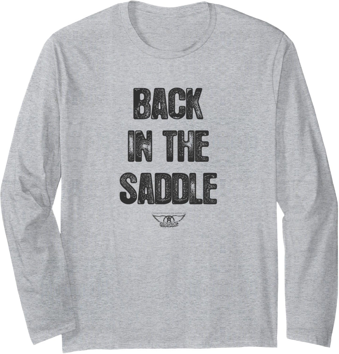 Aerosmith - Back In The Saddle Lyric Langarmshirt