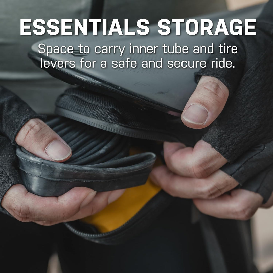 TOPEAK Elementa SeatBag Slim Black Hook & Loop Strap X-Small Schwarz, X-Small Schwarz