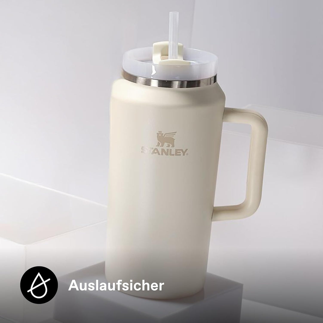Stanley 1913 Quencher H2.0 Flowstate Trinkflasche Mit Strohhalm - Thermobecher Kühlt 11 Stunden - 48