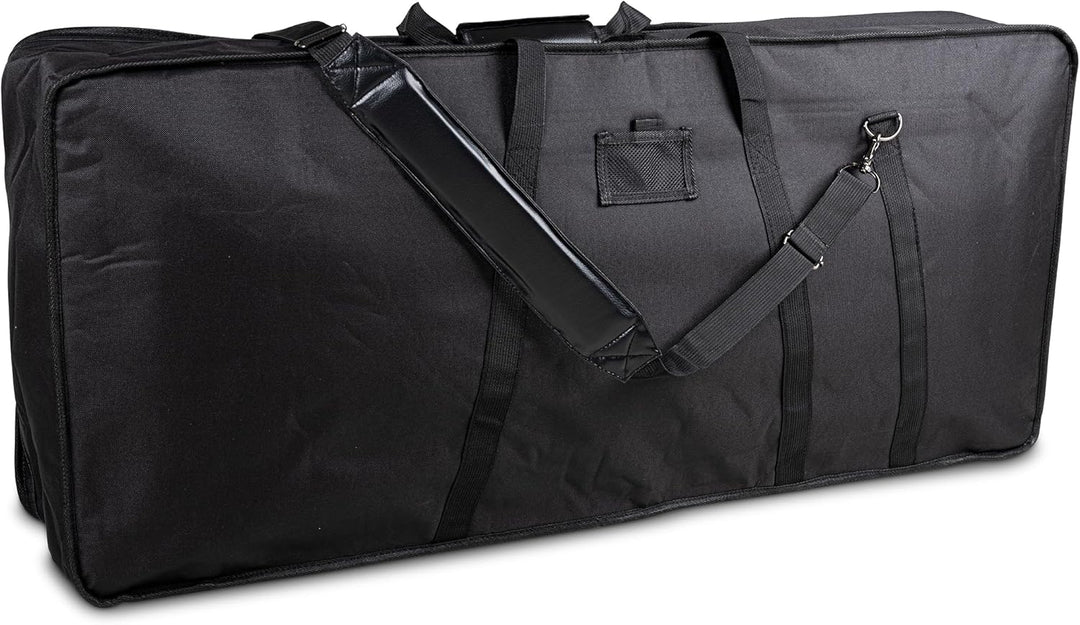 Keyboard Gig Bag Basic, 108x45x18 cm, mit Notentasche, schwarz, reiss- und wasserfest 108 x 45 x 18
