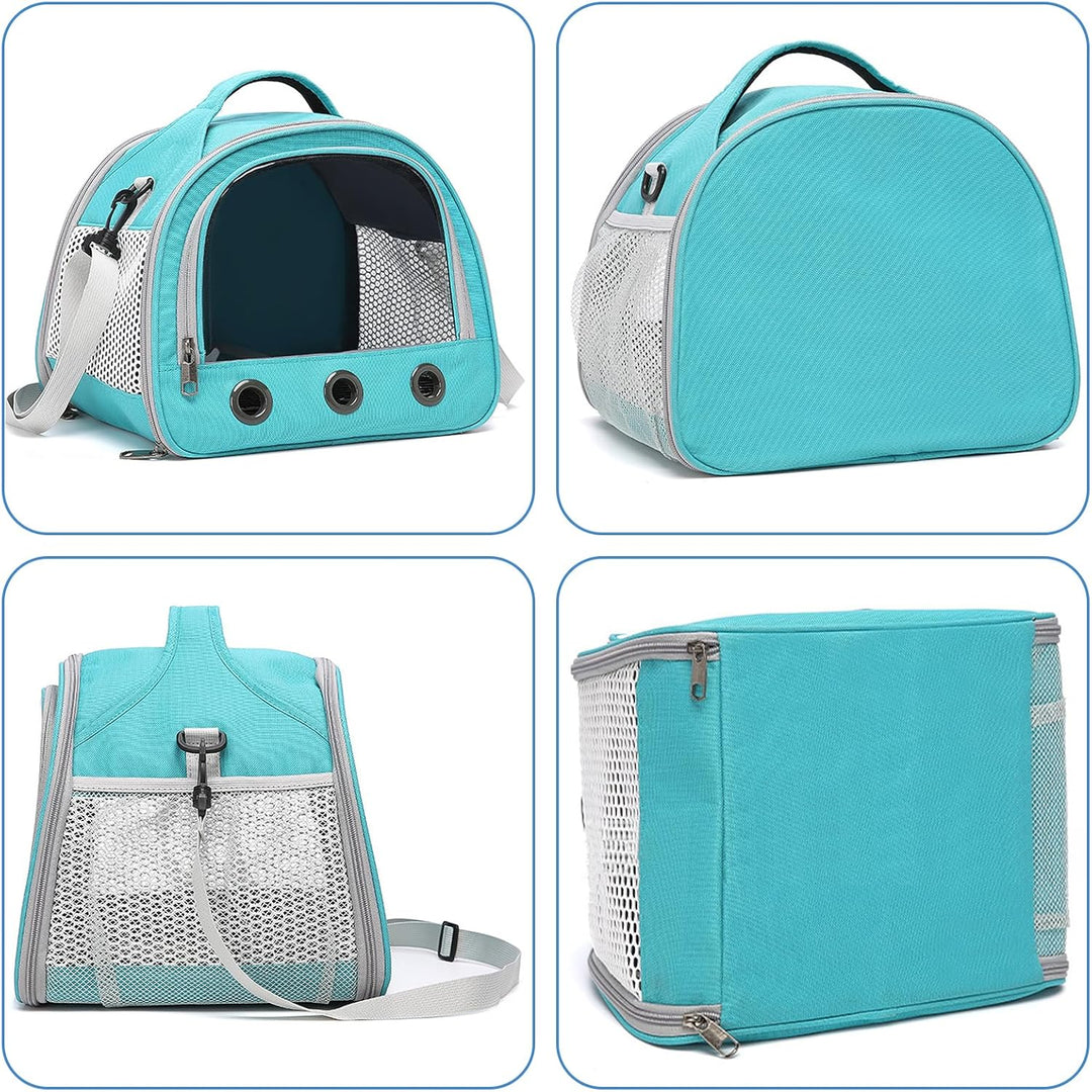 30 * 27 * 21cm Transportbox Katze, Meerschweinchen-Tragetasche, Katzen Tragetasche, mit Schultergurt