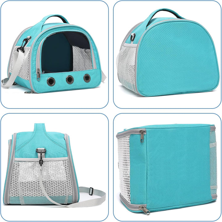 30 * 27 * 21cm Transportbox Katze, Meerschweinchen-Tragetasche, Katzen Tragetasche, mit Schultergurt