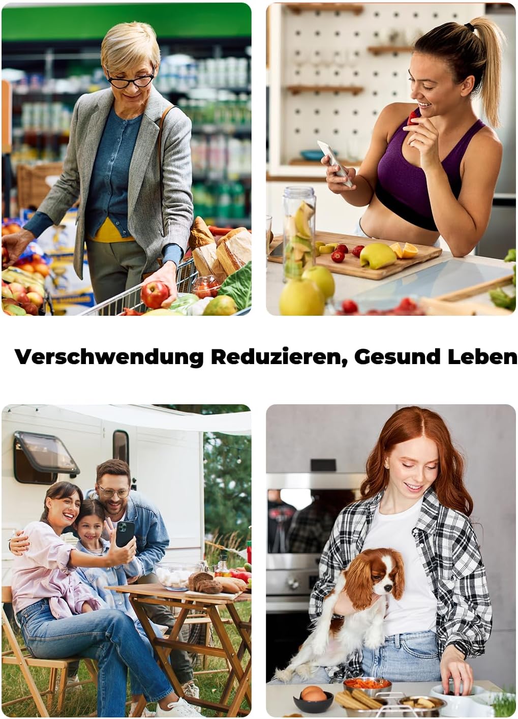 Vakuumiergerät 85Kpa, Stark Vakuumierer 7 in 1 mit Eingebauter Cutter/Schlauch/Beutelrutsche, Folien