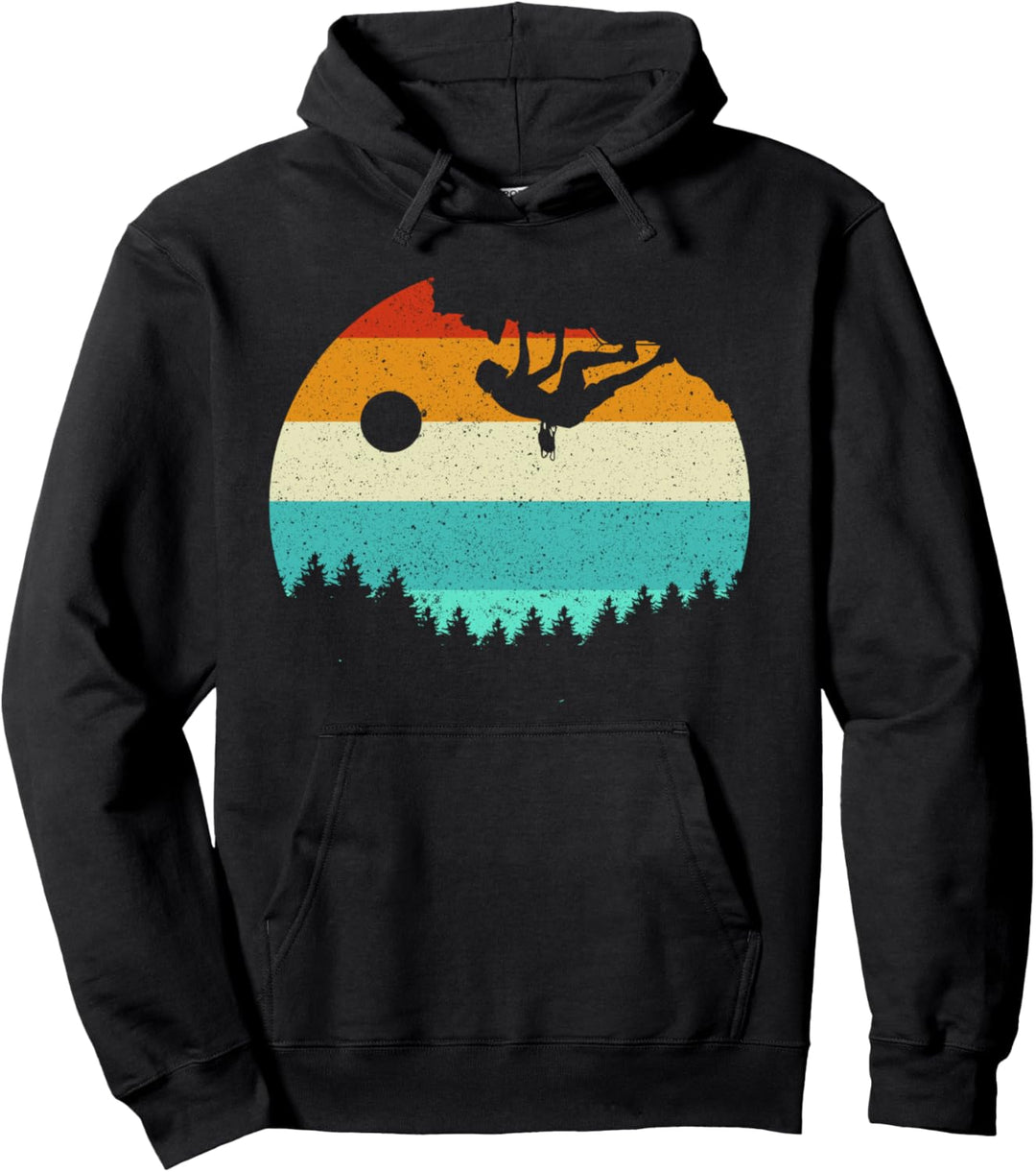 Bergsteigen Berge Natur Vintage Klettern Geschenk Pullover Hoodie