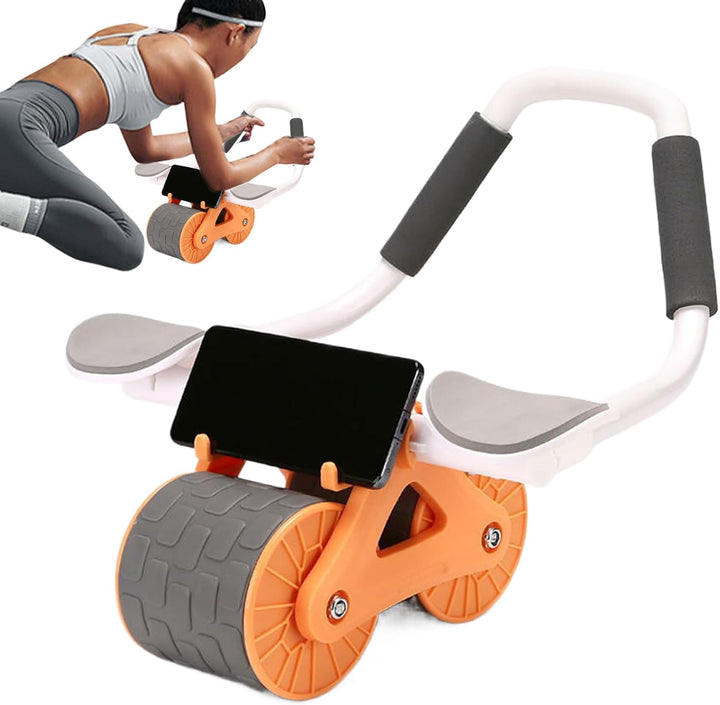 Bauch-Roller-Rad – abnehmbare Bauch-Trainingsausrüstung, tragbarer Bauch-Trainingsroller mit Anti-Ru