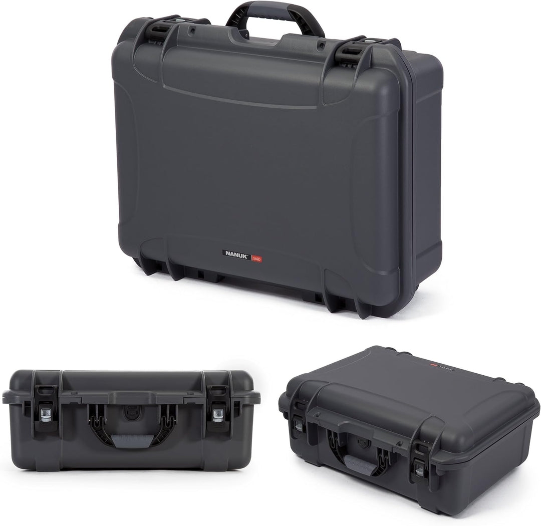 Nanuk 940 Wasserdichter Hartschalenkoffer Mit Gepolsterten Trennwänden und Organizer für Deckel - Gr