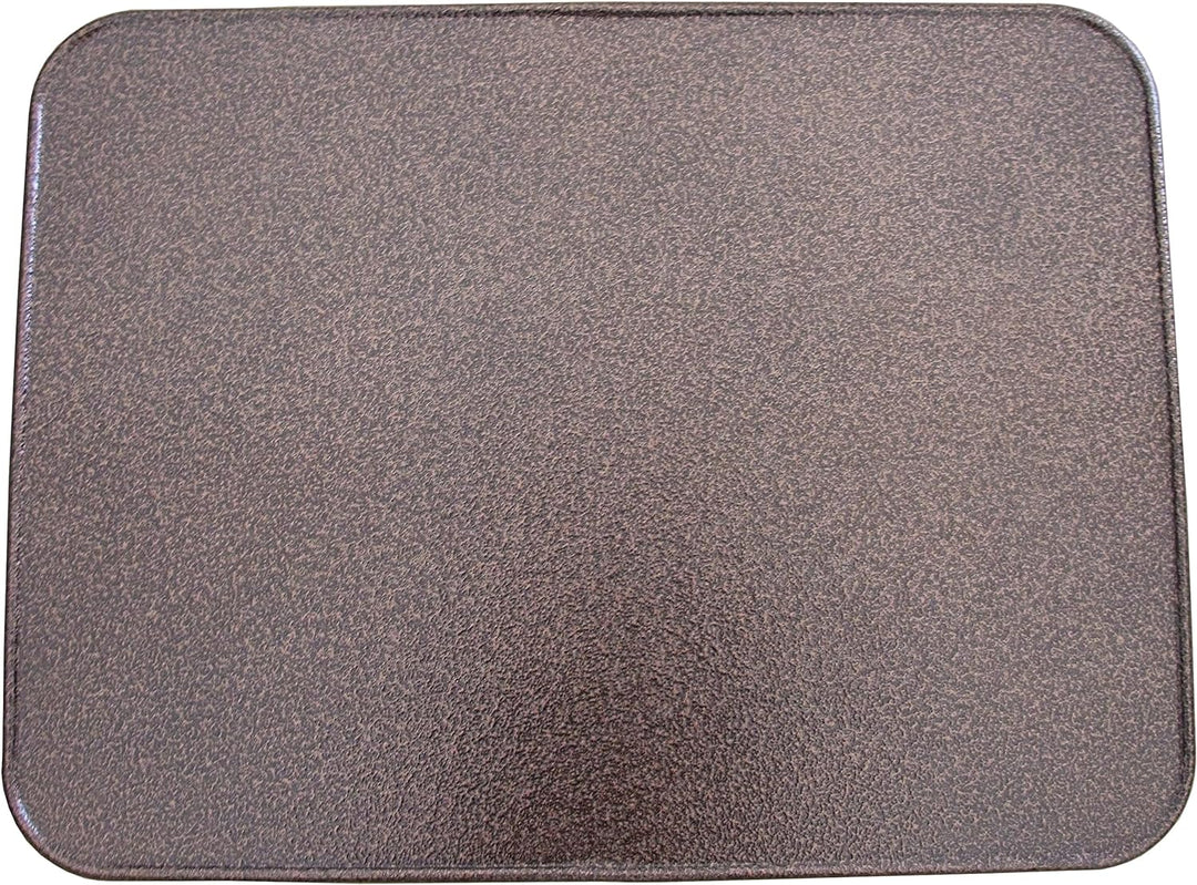 BBQrolling Ofen-Bodenblech, Kaminbodenplatte aus Altmessing, Funkenschutzplatte für Kaminofen 800x50