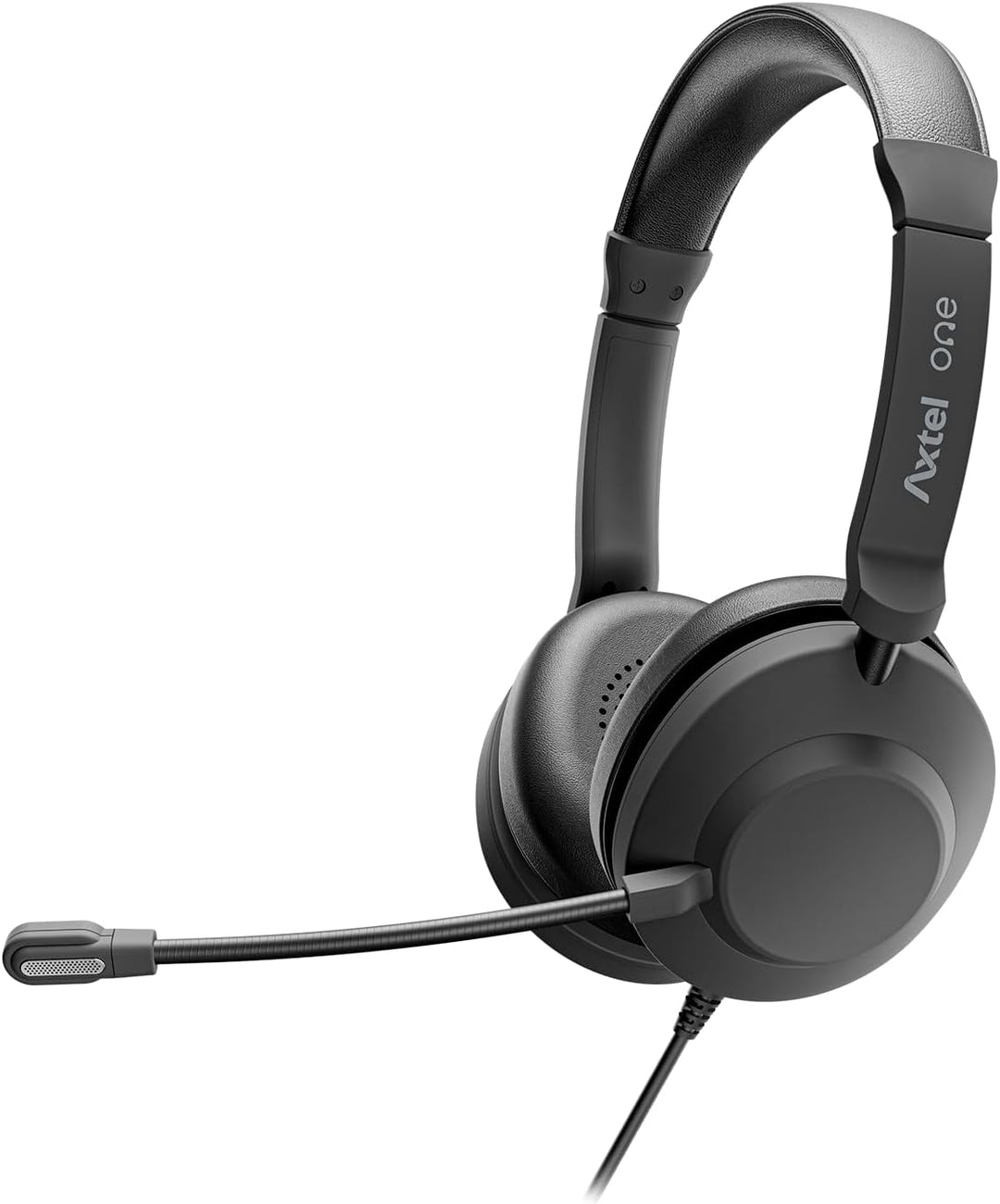 Ein UC35 Stereo-Headset mit Kabel – USB & 3,5-mm-Klinkenstecker, Dual-Mikrofon mit Geräuschunterdrüc