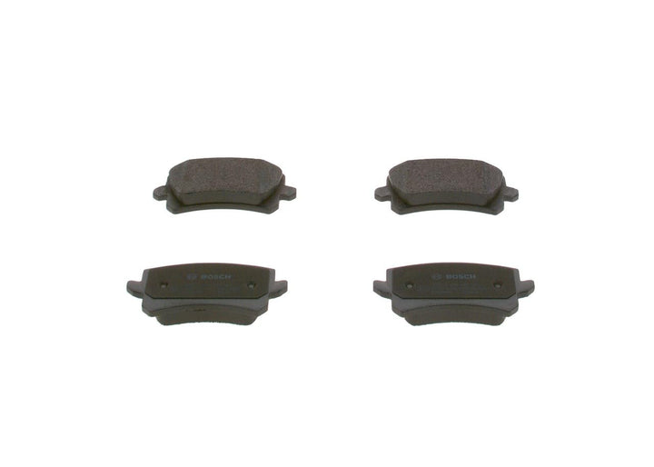 Bosch BP1252 Bremsbeläge - Hinterachse - ECE-R90 Zertifizierung - vier Bremsbeläge pro Set