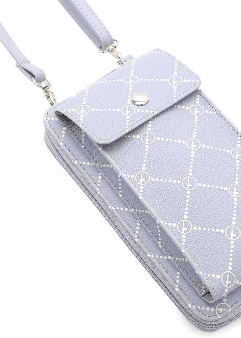 Tamaris Handyetui TAS Anastasia Classic 31779 Damen Handyetuis Print greyblue 855 Einheitsgrösse Gre