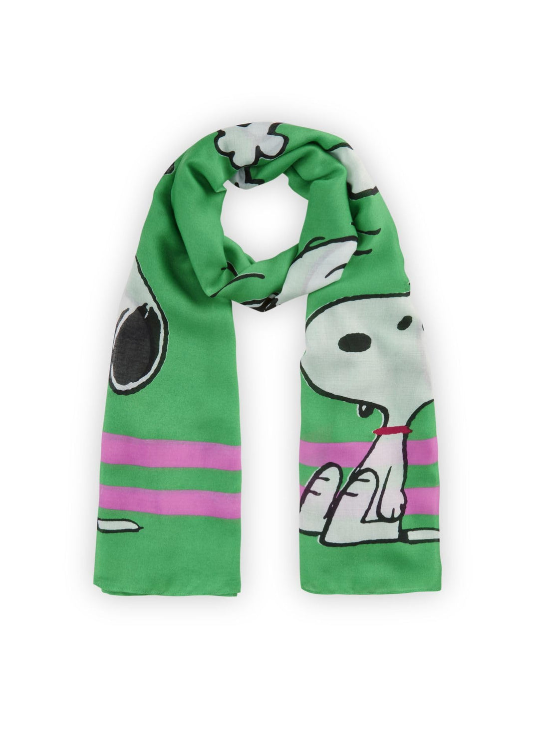 CODELLO PRINTED SCARF RECYCLED POLYESTER SN - 55X180CM