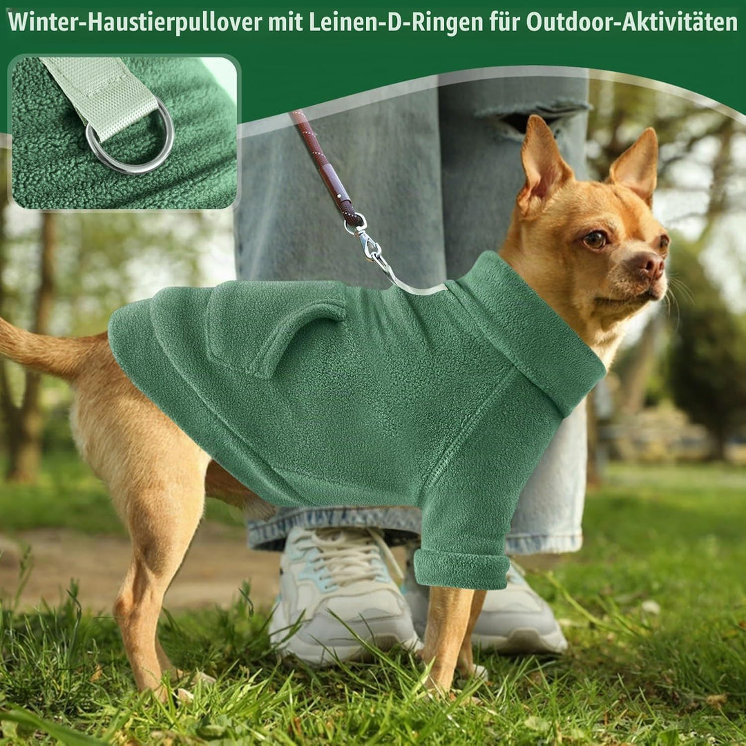 Mosukoirl Hundepullover Hund Hoodie Haustier Warme Mäntel Baumwolle Sweatshirts Hund Kleidung mit Ta