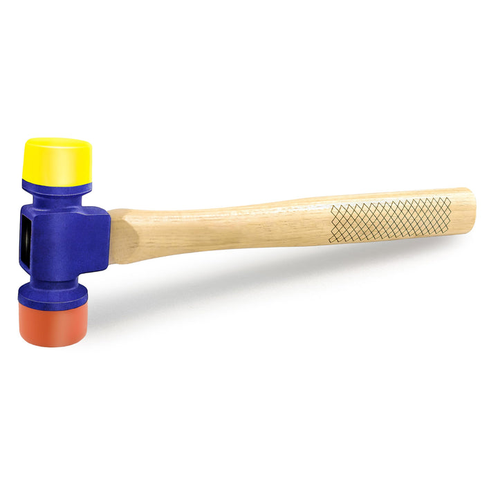 C&amp;T Gummihammer Klein 12oz - Hammer Klein 35mm | Doppelseitig 70°TPU+60°TPE| Rutschfester Hickory-Ho