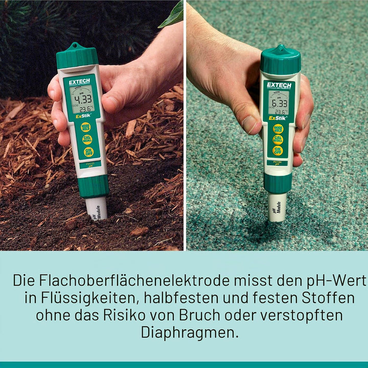Extech Wasserdichtes pH-Messgerät, 1 Stück, PH100, PH