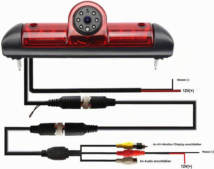 Auto Dritte Dach Top Mount Bremsleuchte Kamera Bremslicht Rückfahrkamera für Citroen Jumper/FIAT DUC