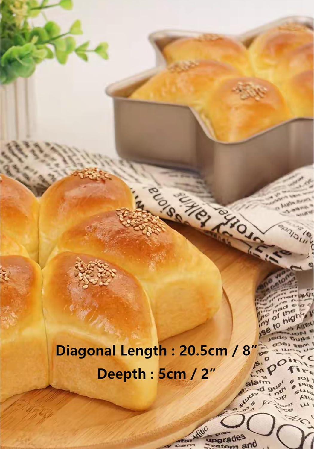 Schneeflocke sechseckiger Stern Glücksstern Käse Mousse Kuchen Brot Form Kreative Backform Antihaft
