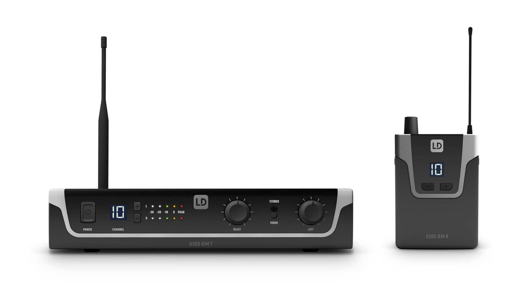 LD Systems U308 IEM - In-Ear Monitoring-System - 863-865 MHz + 823-832 MHz, In-Ear Monitoring-System