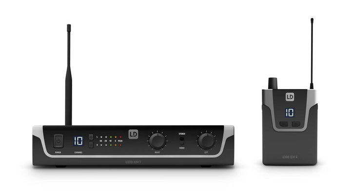 LD Systems U308 IEM - In-Ear Monitoring-System - 863-865 MHz + 823-832 MHz, In-Ear Monitoring-System