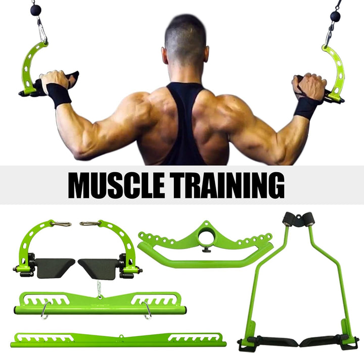 KORIKAHM Home Gym Fitness Spreizstange Multi-Grip Breit Latzugstange Neutral Grip Griff Latzugaufsät