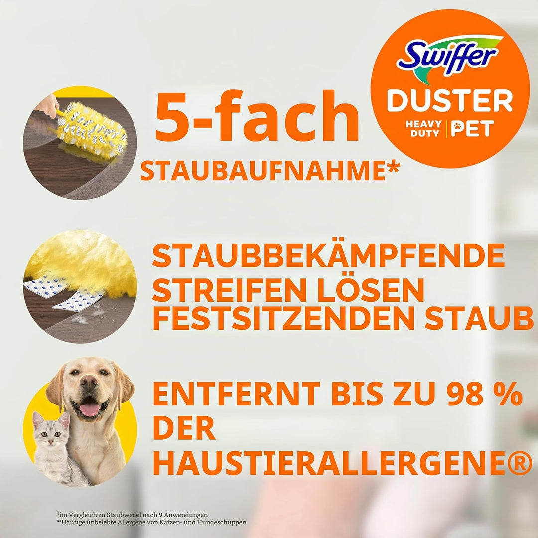 Swiffer 360 Dusters Multi Surface Pet Refills, Febreze Odor Defense, 11 Count Swiffer 360 Staubwedel