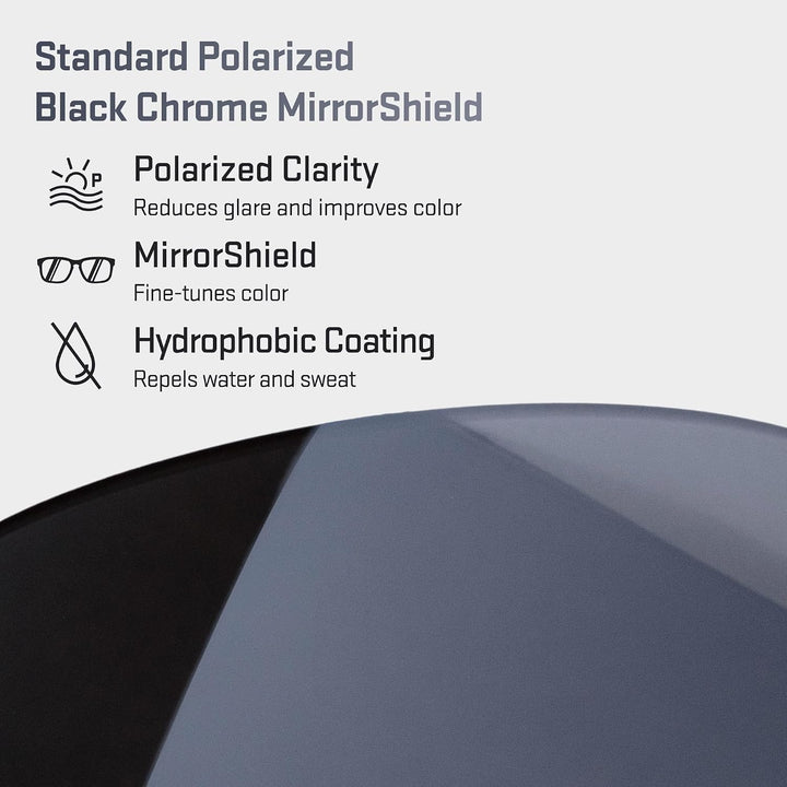 REVANT Ersatzgläser für Oakley Half Jacket 2.0 Sonnenbrillen Black Chrome Mirrored - Polarisiert, Bl