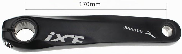 CYSKY Fahrrad Kurbelarm Set 170mm 104 BCD mit Tretlager Kit und Kettenblattschrauben für MTB BMX Ren