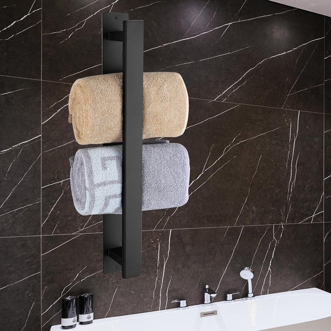 Badezimmer Handtuchstange Handtuchstange Selbstklebend oder Schraubmontage Edelstahl Wandmontierter