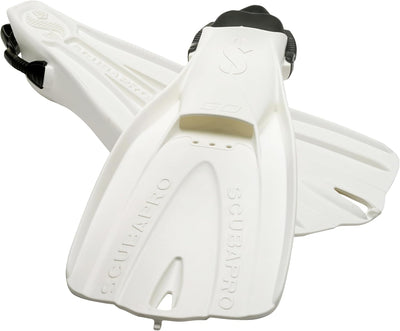 SCUBAPRO GO TRAVEL FIN Geräteflosse Schnorchelflosse (White) XS-S, XS-S