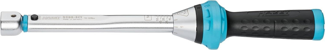 HAZET Drehmomentschlüssel 5290-3CT | Abtrieb: Einsteck-Vierkant 9 x 12 mm, Toleranz: 3% | anwenderfr