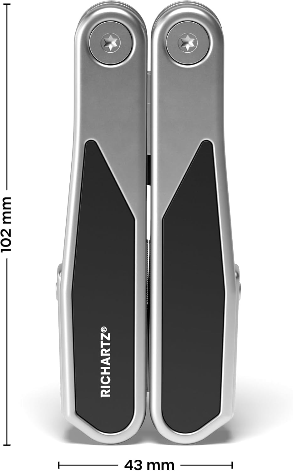PROTOOL 20+ | 20 Funktionen | Multitool mit Safety-Lock Verriegelung | rostfreier Edelstahl mit elox
