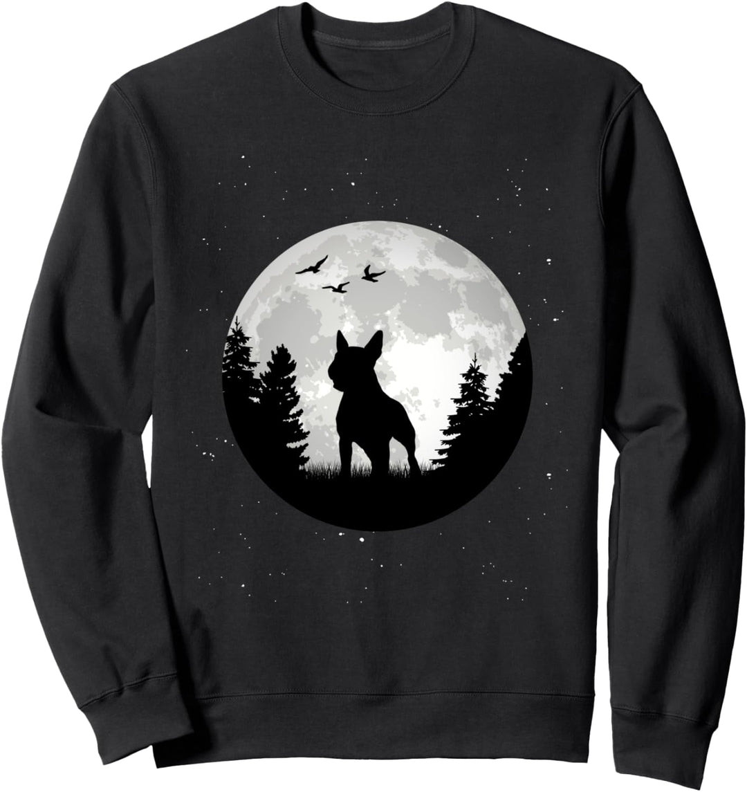 Bullterrier Moon Hundebesitzer Bullterrier Sweatshirt