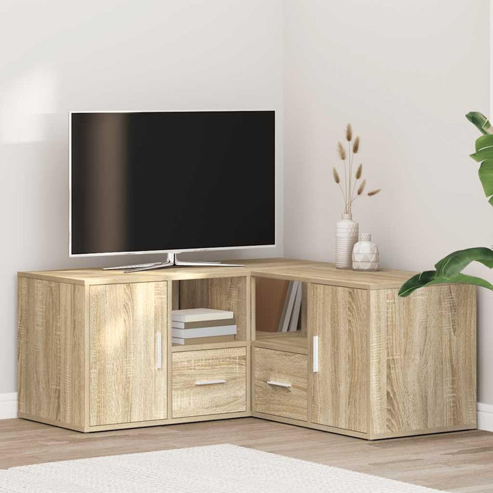 vidaXL Eckregal, Eckschrank 2 Montagemöglichkeiten, Schrank mit Stauraum, Aufbewahrungsschrank Vitri