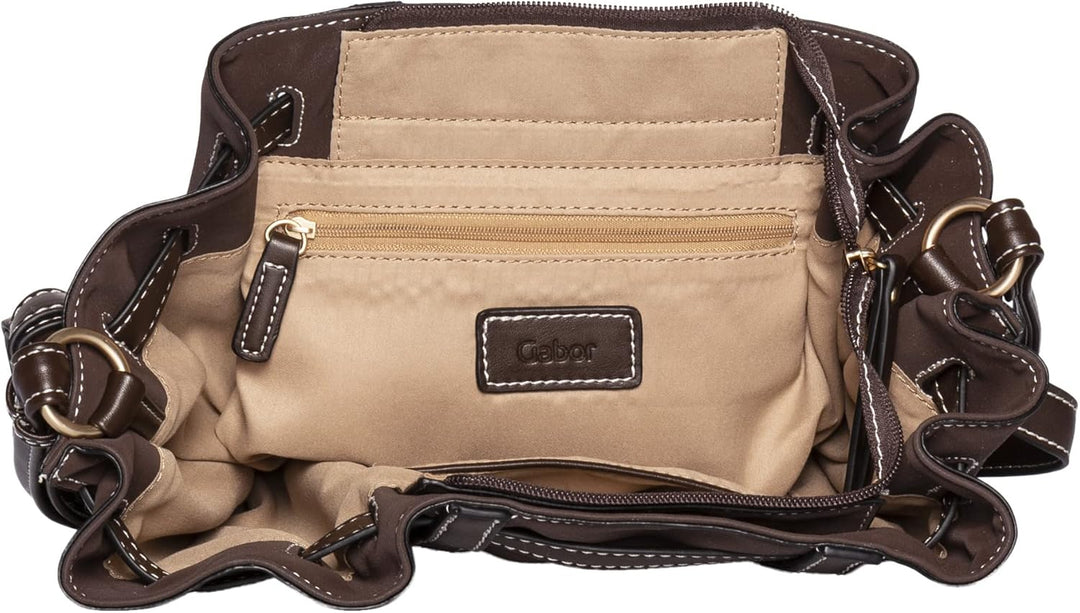 Gabor , Carina , Damen , Umhängetasche Dark Brown, Dark Brown