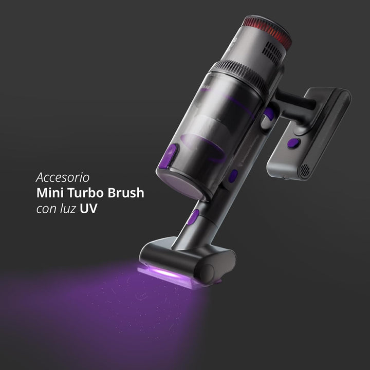 Ufesa UV Light Akku‑Staubsauger, Brushless‑Digitalmotor, 500W, 55 Min, 26000Pa Saugkraft, Multizyklo