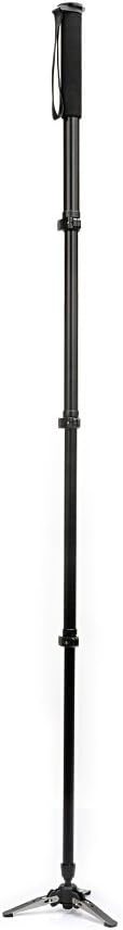 JUSINO Monopod mit abnehmbarem Fuss/Tischstativ (Schnellspannclips) VM-324E Aluminium-Monopod (ab 17