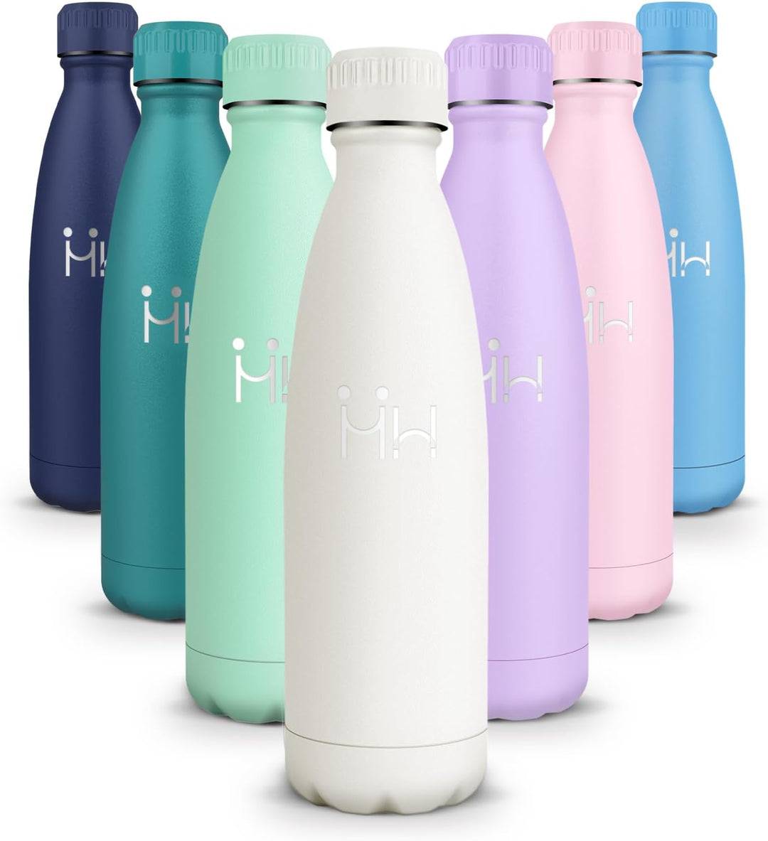 HoneyHolly Trinkflasche Edelstahl Kinder Sport, 500ML BPA-frei, Thermosflasche, Wasserflasche Doppel