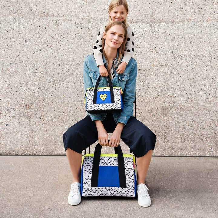 Reisenthel M Mini me Leo Reisetasche blau/grau 18 L