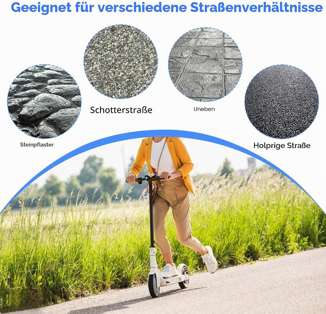 HPGAAVD 8,5 Zoll E Scooter Solid Reifen 2 Stück，50/75-6.1 Elektroroller Vollgummireifen für Xiaomi M