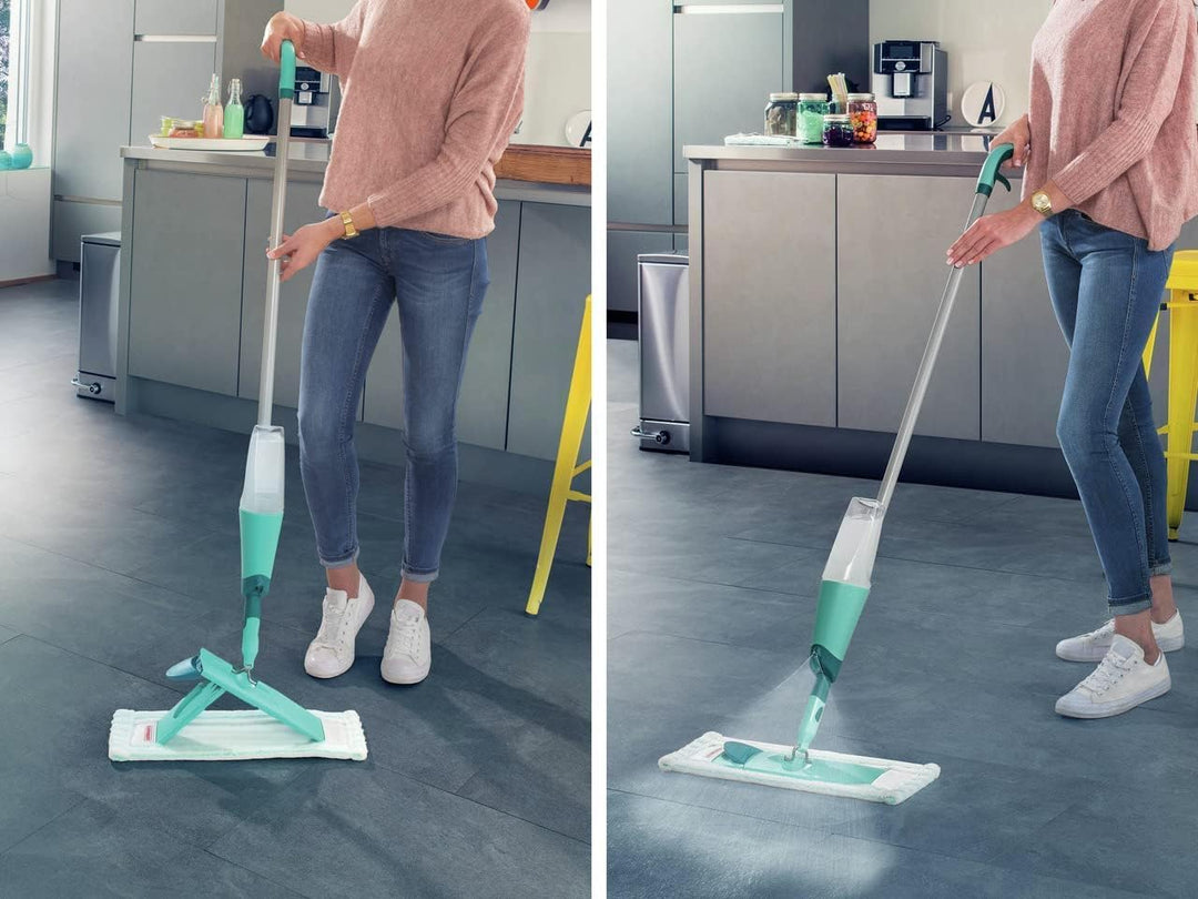 Leifheit Komfort Sprühwischer Easy Spray XL für schnelle Reinigung, Spray Mop mit Sprühdüse, Wischer