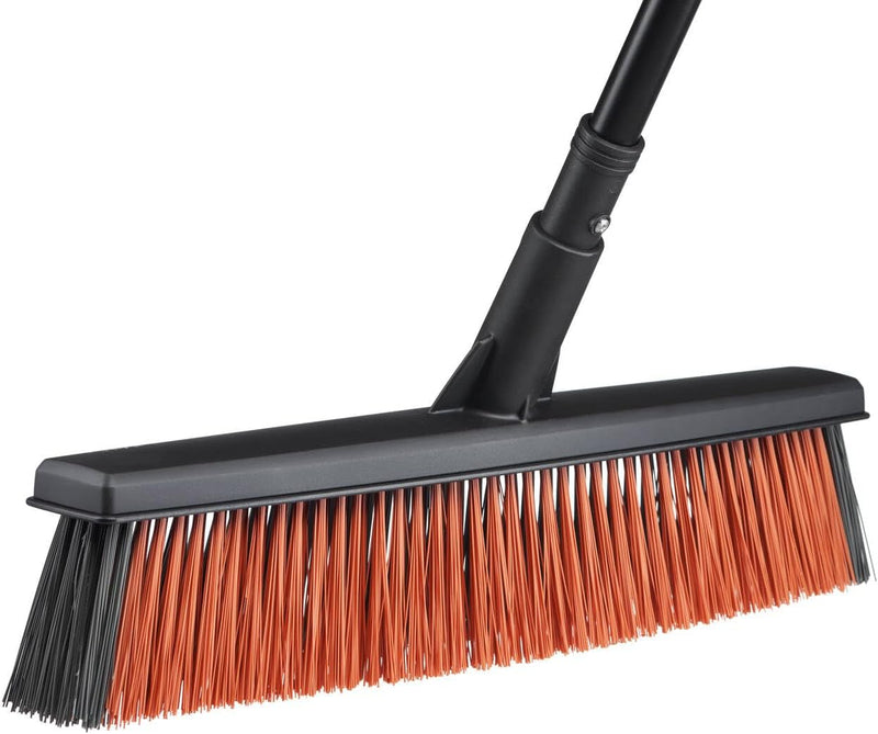 Fiskars Allzweckbesen-Kopf mit Powerclean-Borsten, Breite: 47 cm, L, Kunststoff, Schwarz, Solid, 102