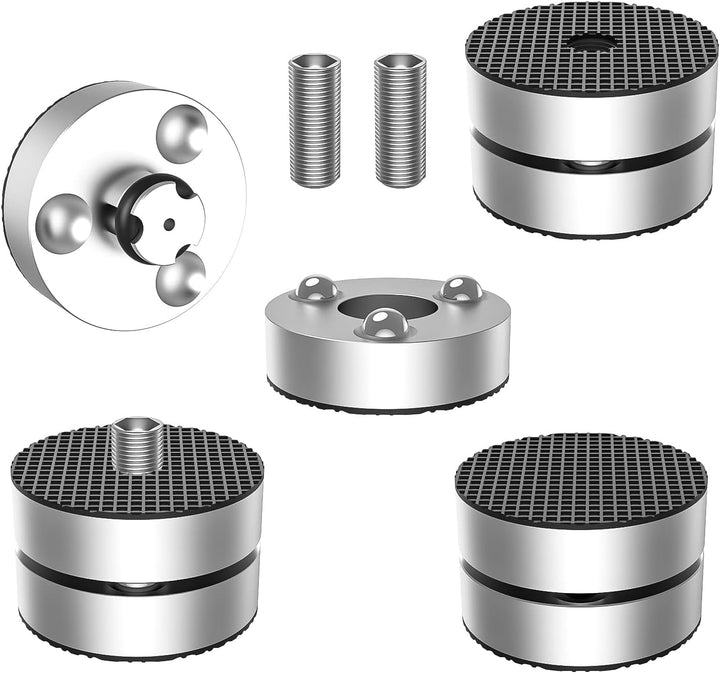 Tertullus 4er Set Lautsprecher-Füsse Resonanzdämpfer Aluminium Füsse Audio Dämpfer Shock Absorber Sc