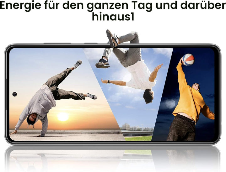 Samsung Galaxy A52 Smartphone, 6,5-Zoll-FHD+ Infinity-O-Display, 6 GB RAM und 128 GB erweiterbarer i