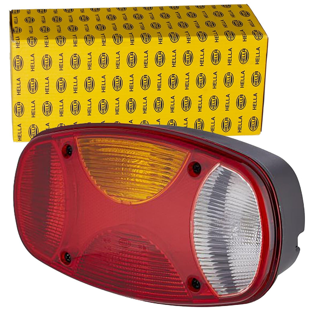HELLA - Heckleuchte - Cargoluna - Glühlampe - 24/12V - Anbau/geschraubt - Lichtscheibenfarbe: mehrfa