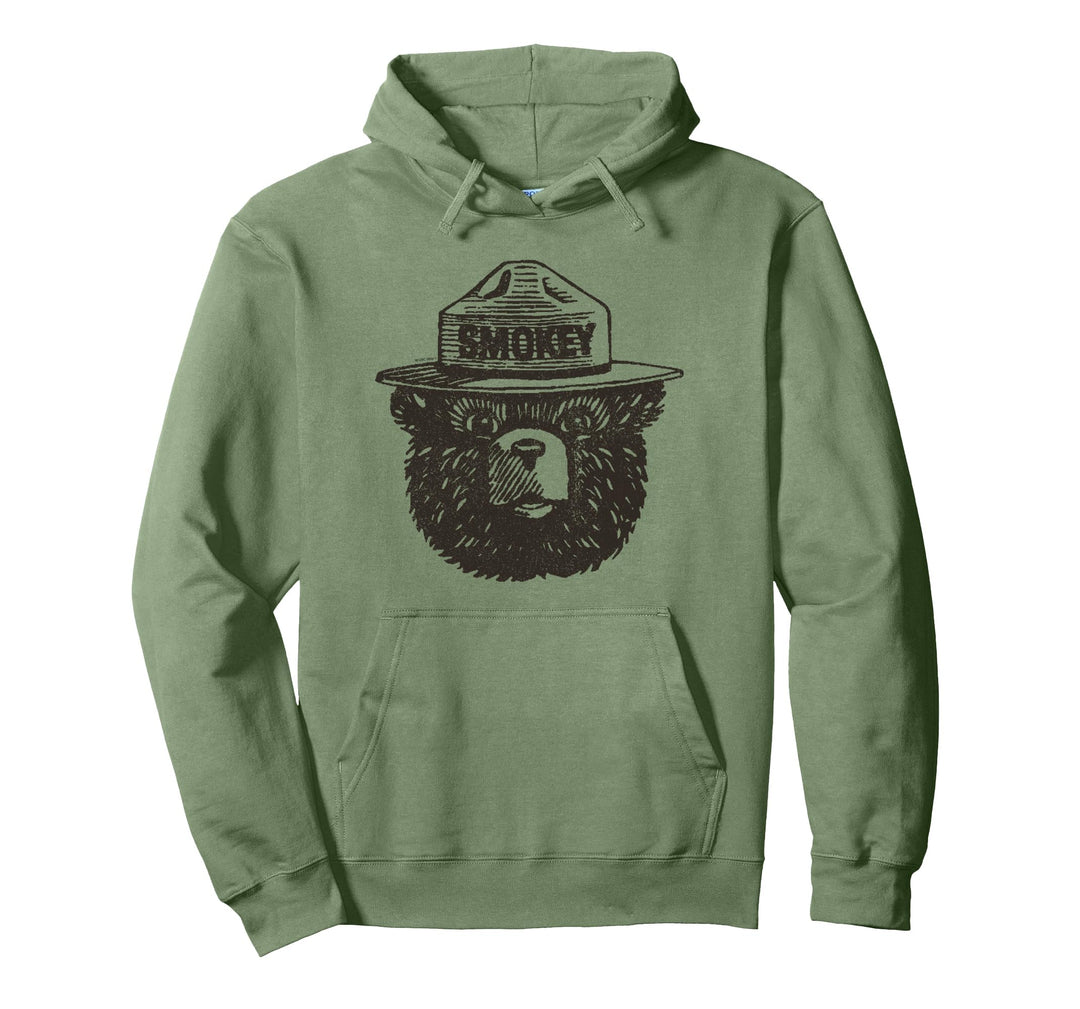 Smokey Bear Porträt Pullover Hoodie